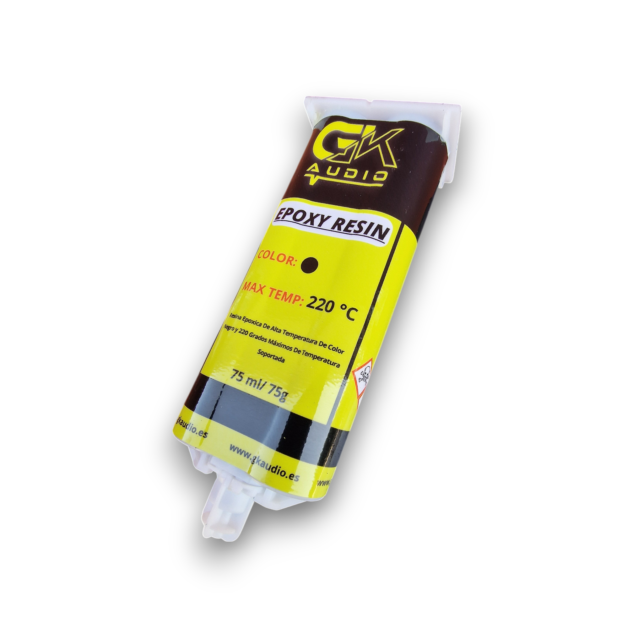 Resina Epóxica Alta Temperatura GKaudio – 75 ml / 75 g